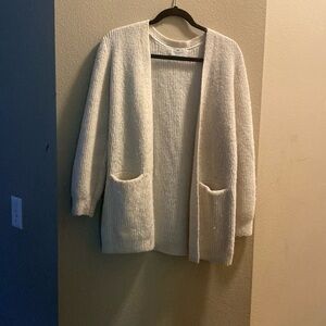 Knitted cream cardigan